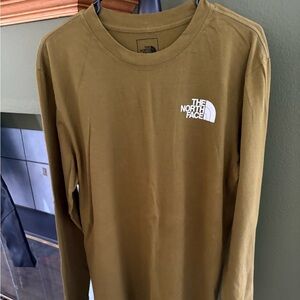 The North Face olive Long Sleeve Tee
